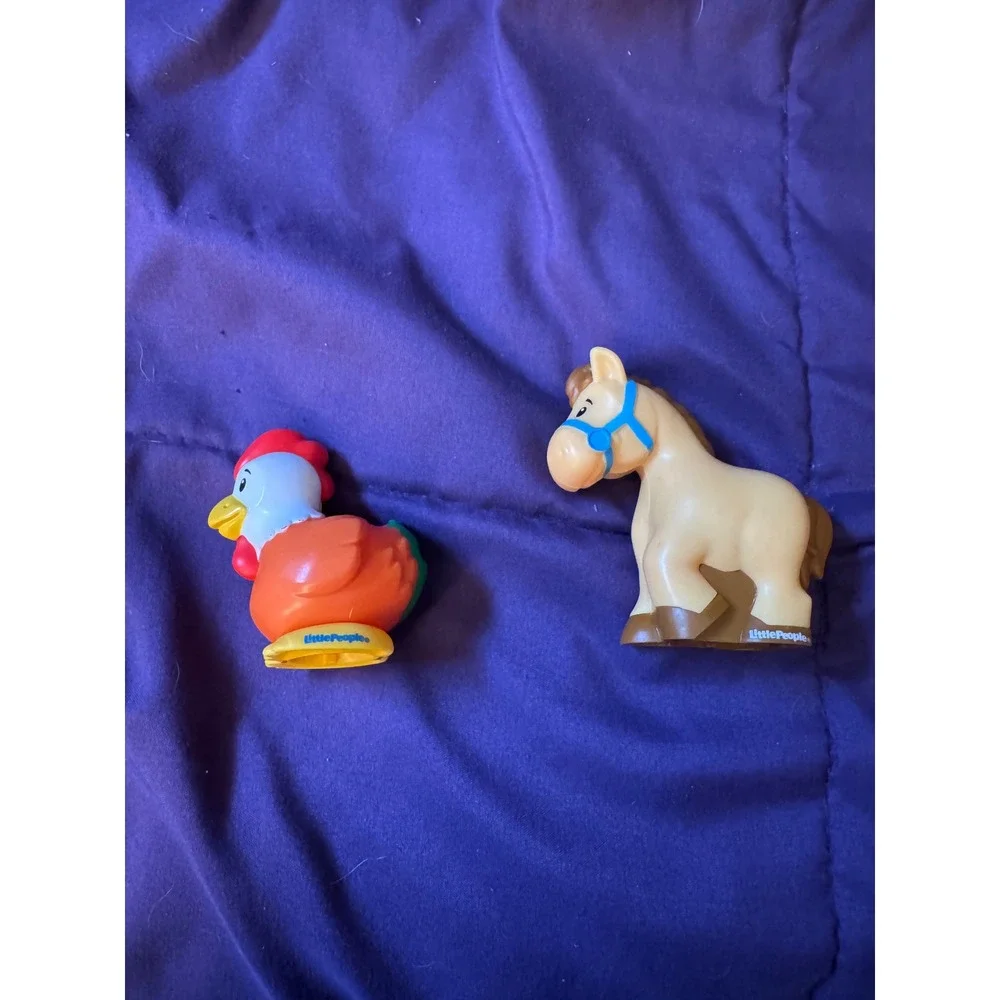Fisher Price Little People Farm Animals Horse and Chicken Figures GFL21 Mattel